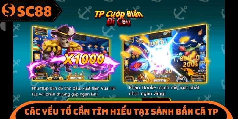 Các yếu tố cần tìm hiểu tại sảnh bắn cá TP