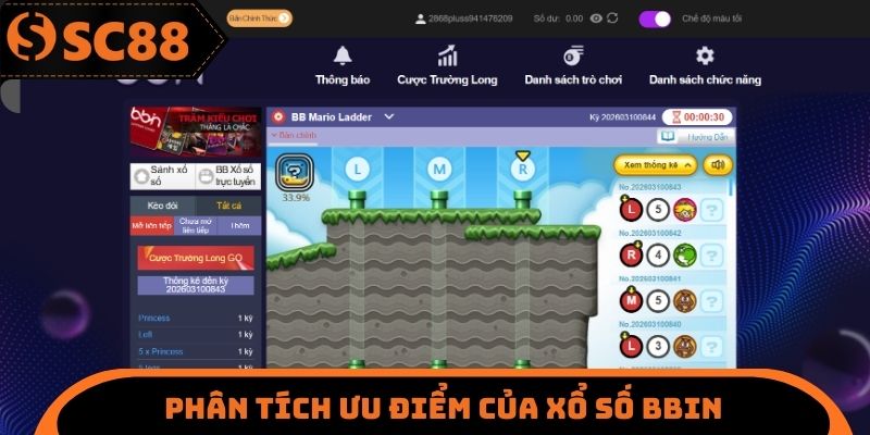 Phân tích ưu điểm của xổ số BBIN