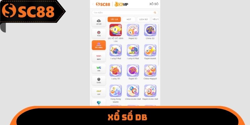 Xổ số DB